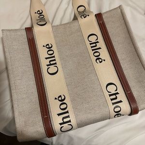 No stains in mint condition Chloe woodsy tote medium